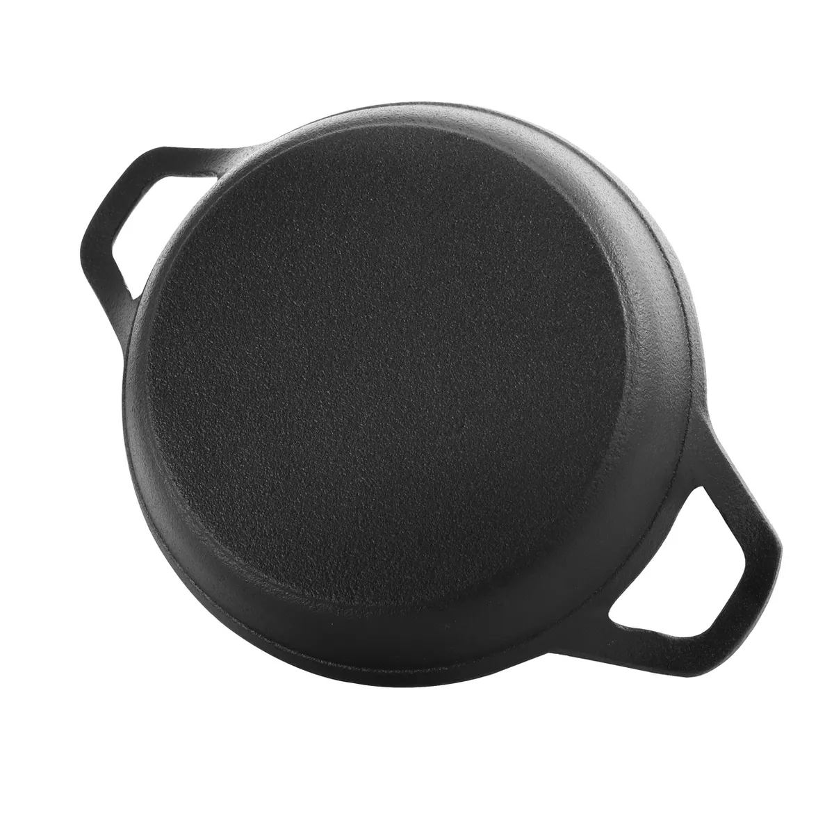 General Store Addlestone 6.3 Inch Round Cast Iron Mini Server with Wood Base