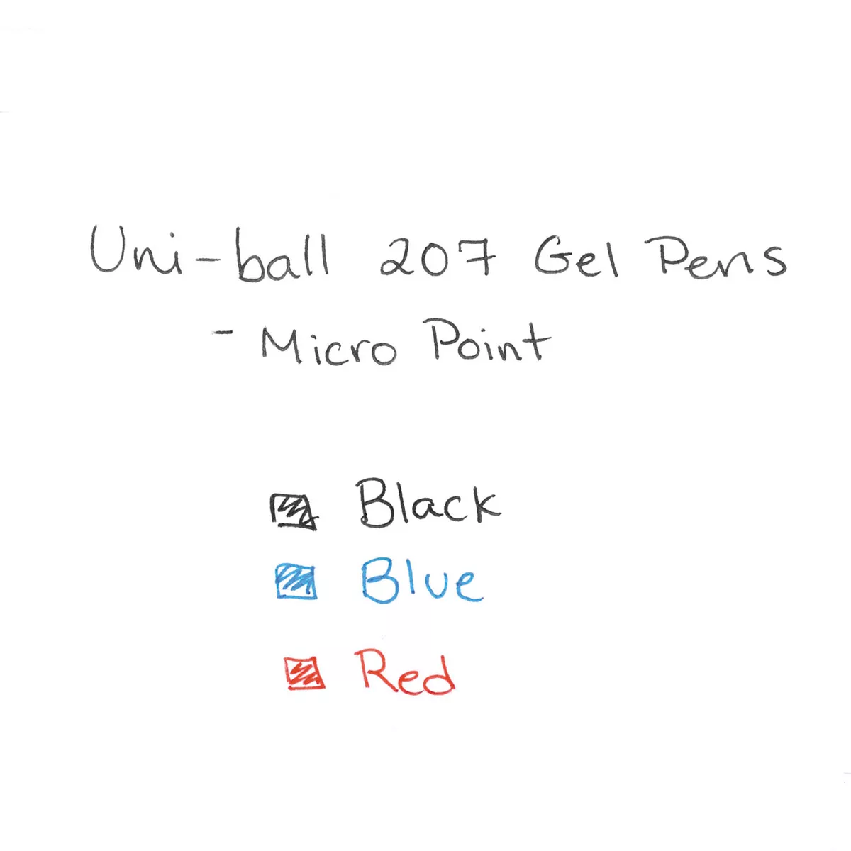 uni-ball Signo 207 Retractable Gel Pen Blue Ink 0.5mm Dozen 61256
