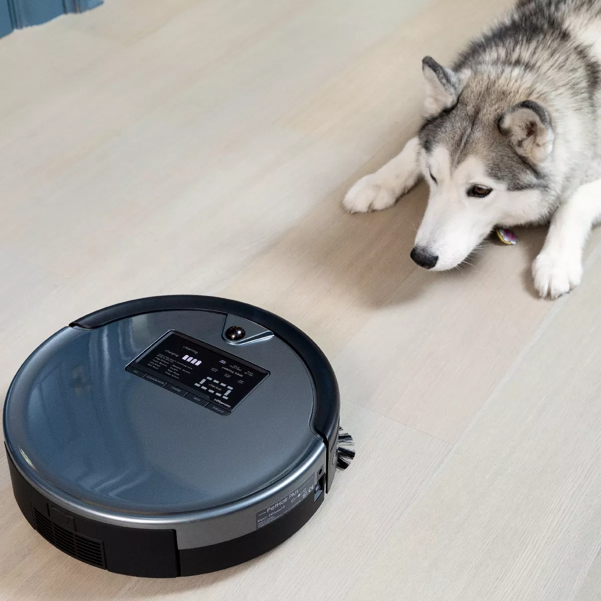 bObsweep PetHair Plus Robot Vacuum Cleaner and Mop - Gray - WPP56002