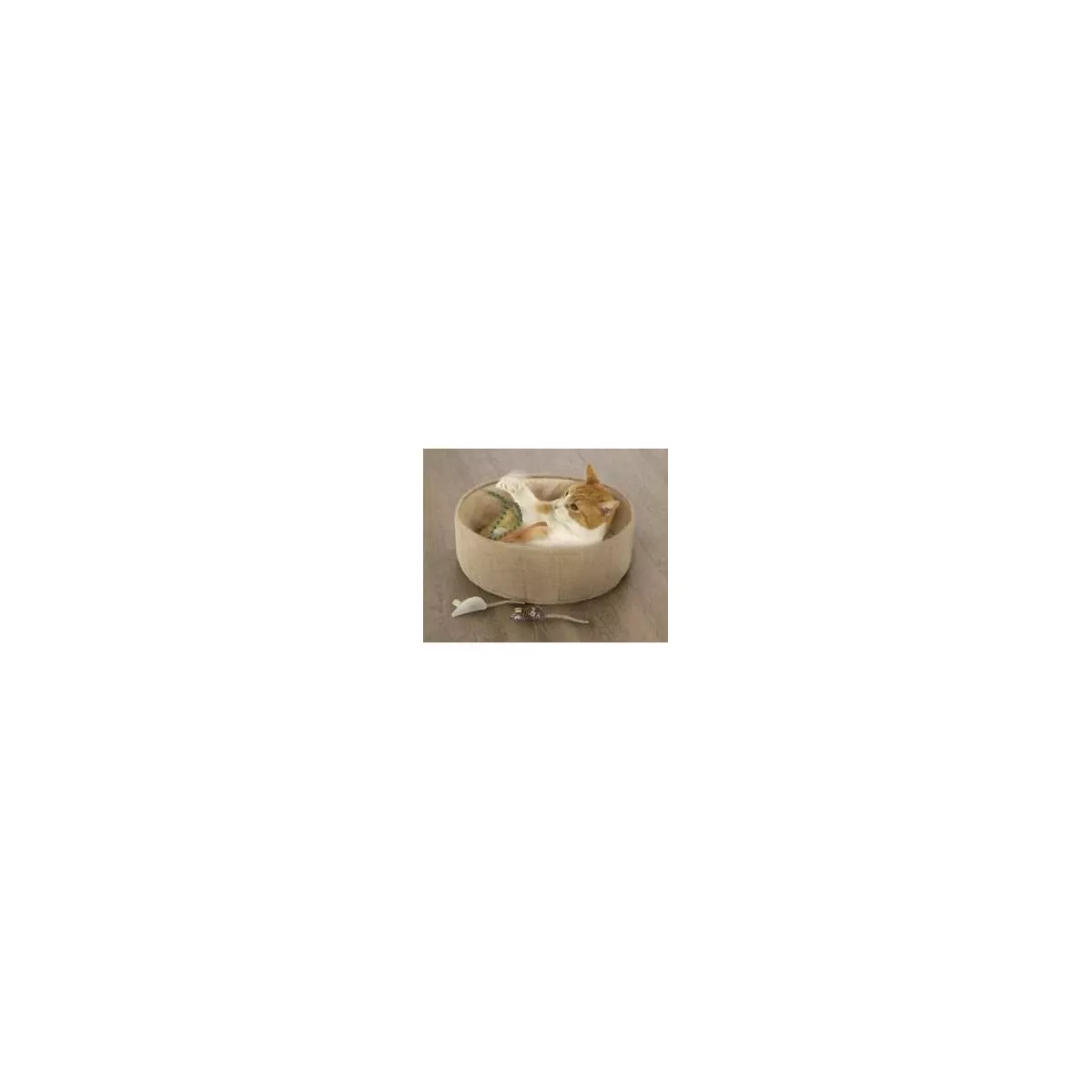 Petlinks Happy Nip Hide and Play Crinkle Ring 2 Mice Cat Toy