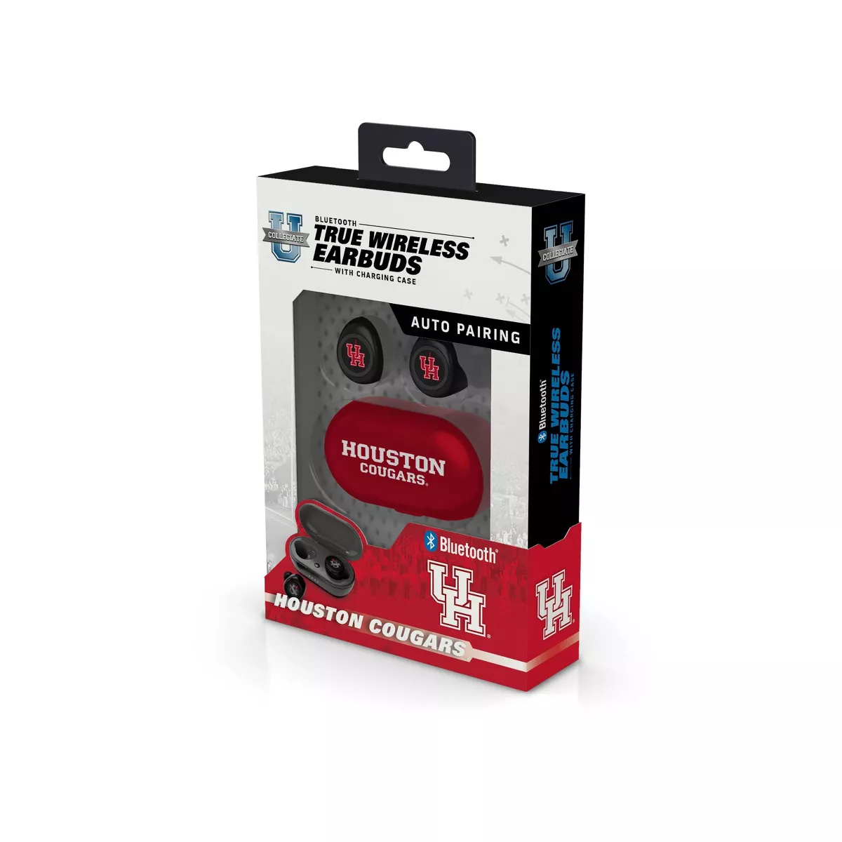 NCAA Houston Cougars True Wireless Bluetooth Earbuds