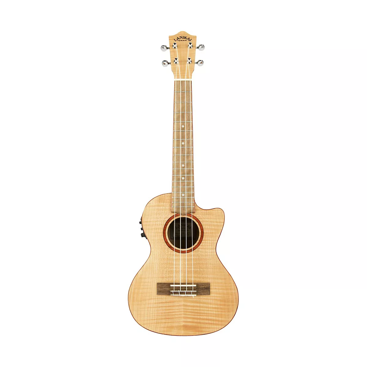 Lanikai FM-CET Flame Maple Tenor with Kula Preamp Acoustic-Electric Ukulele Satin Finish