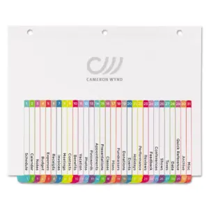Avery Ready Index Table of Contents Dividers Multicolor Tabs 1-31 Letter 11846