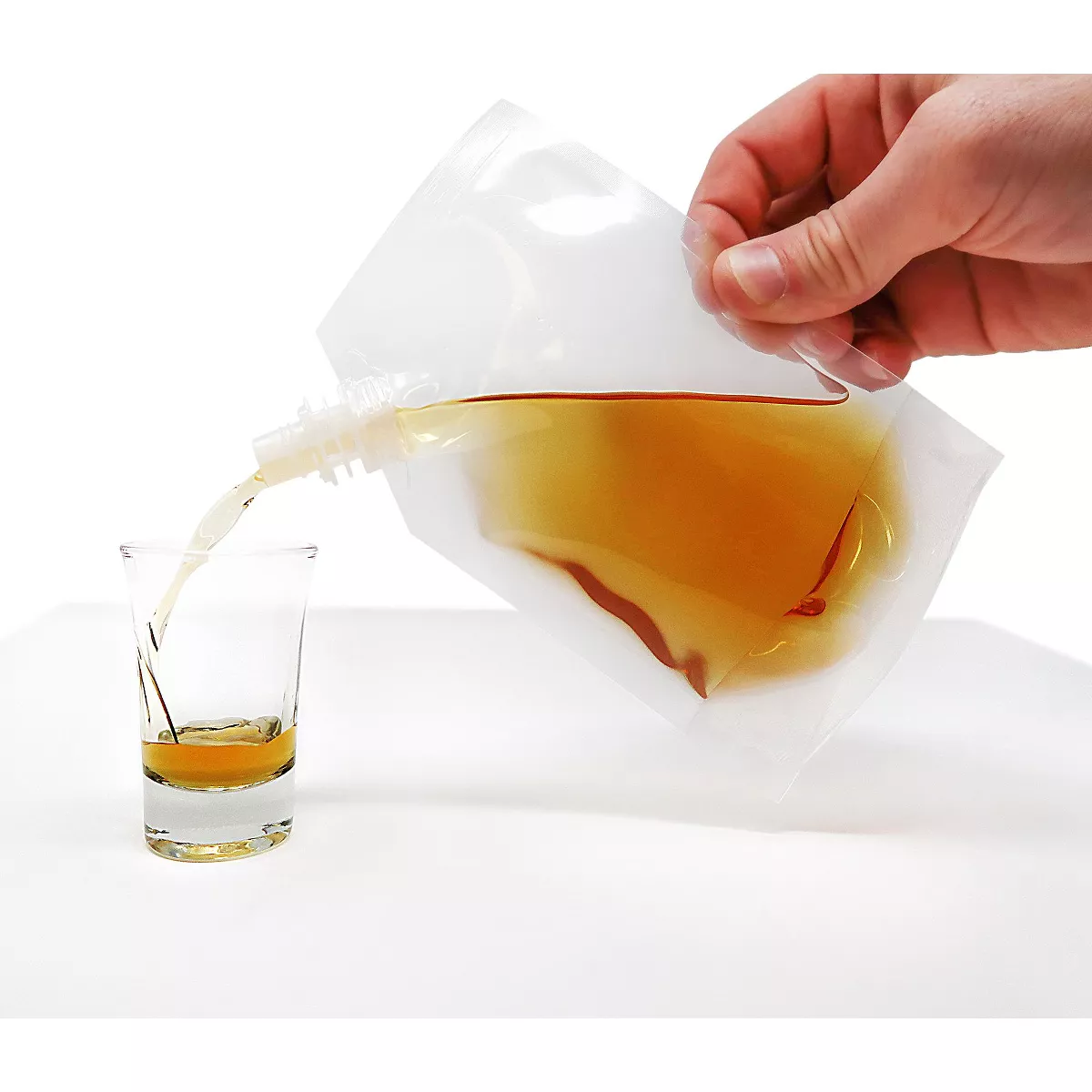 Zulay Kitchen Premium Plastic Flasks For Liquor - Flask For Fun