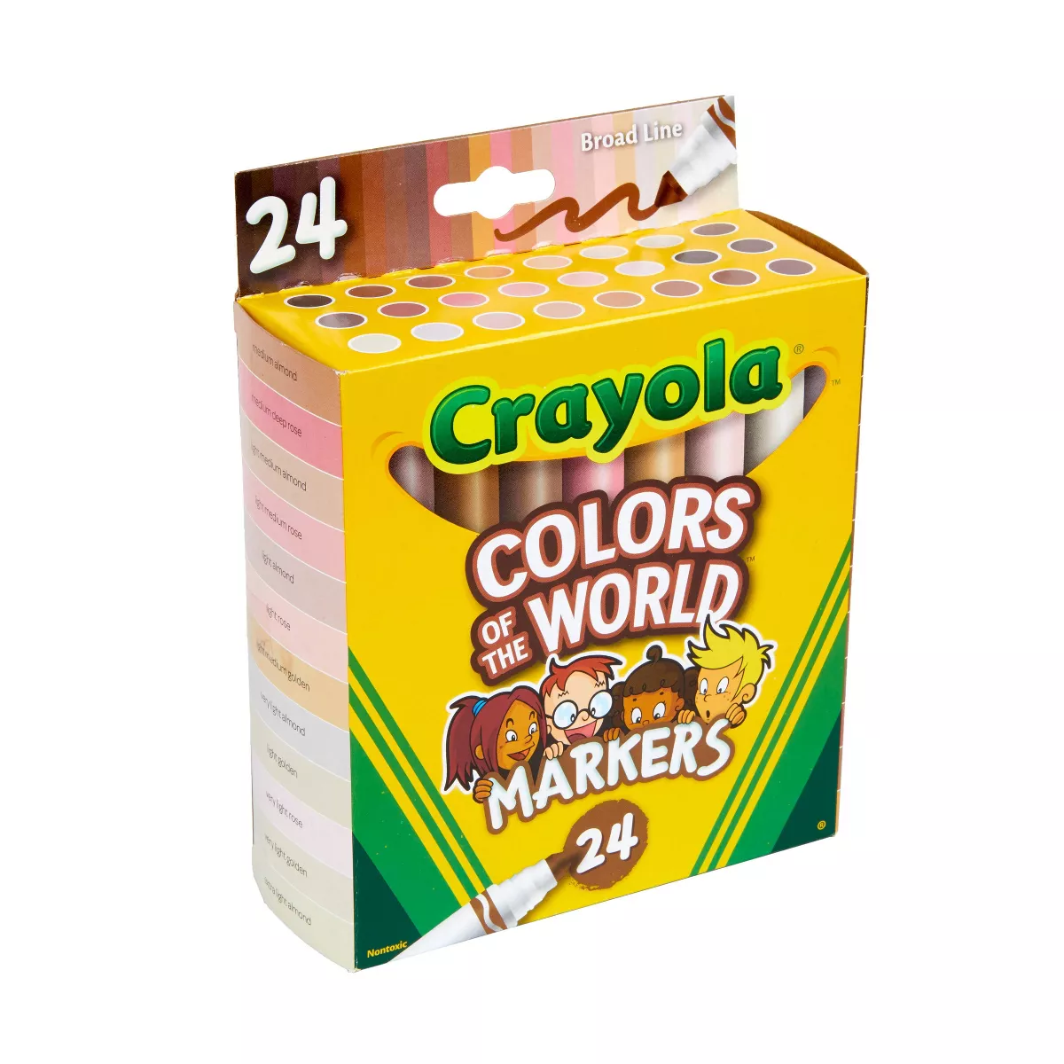 Crayola 24ct Colors of the World Markers
