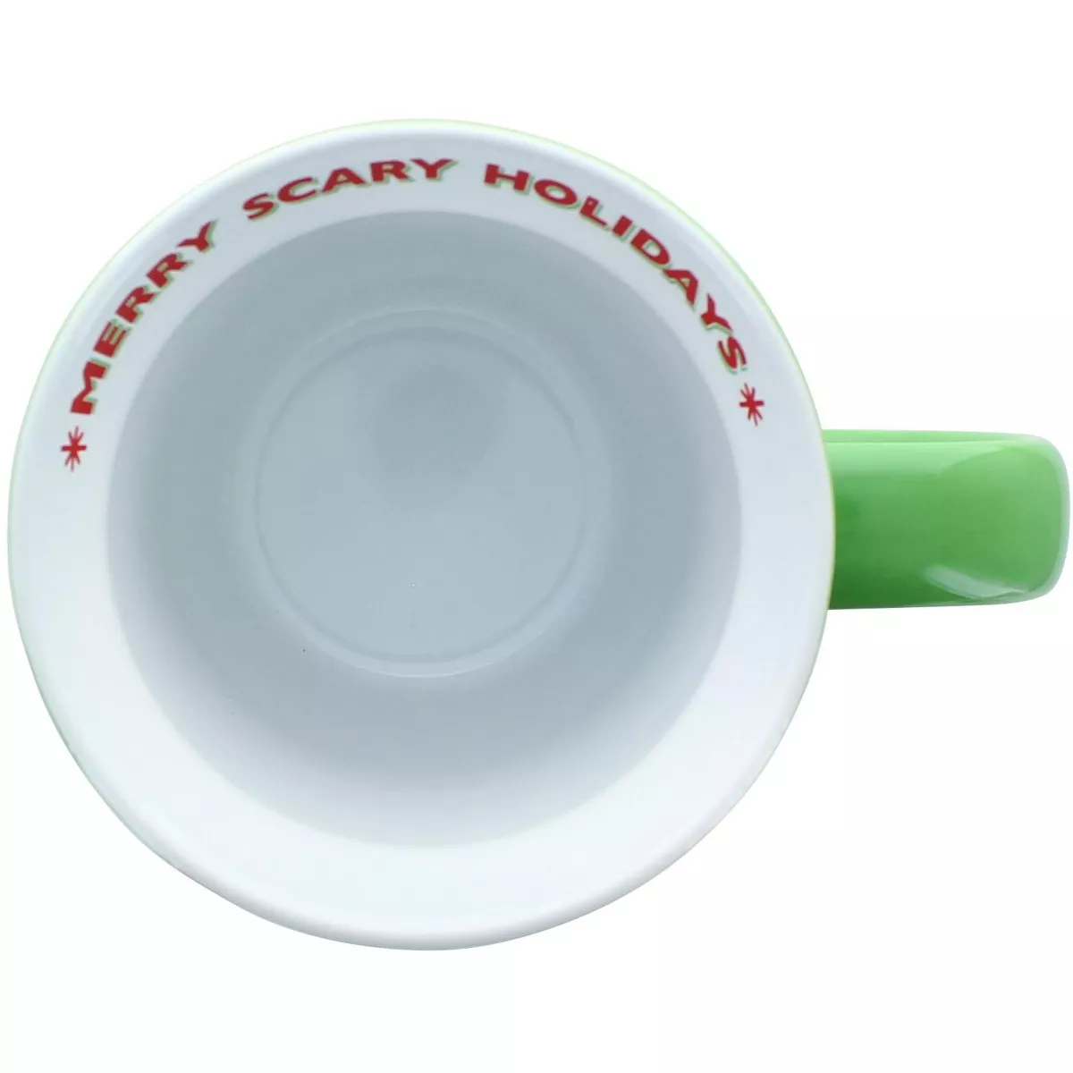 Silver Buffalo Nightmare Before Christmas Santa Jack16 Ounce Wide Rim Ceramic Mug