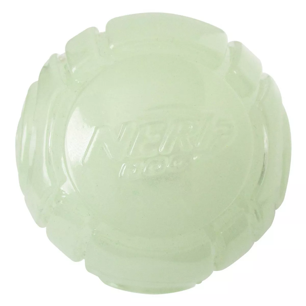 NERF Led Lightneing Glow Ball Dog Toy - 2.5
