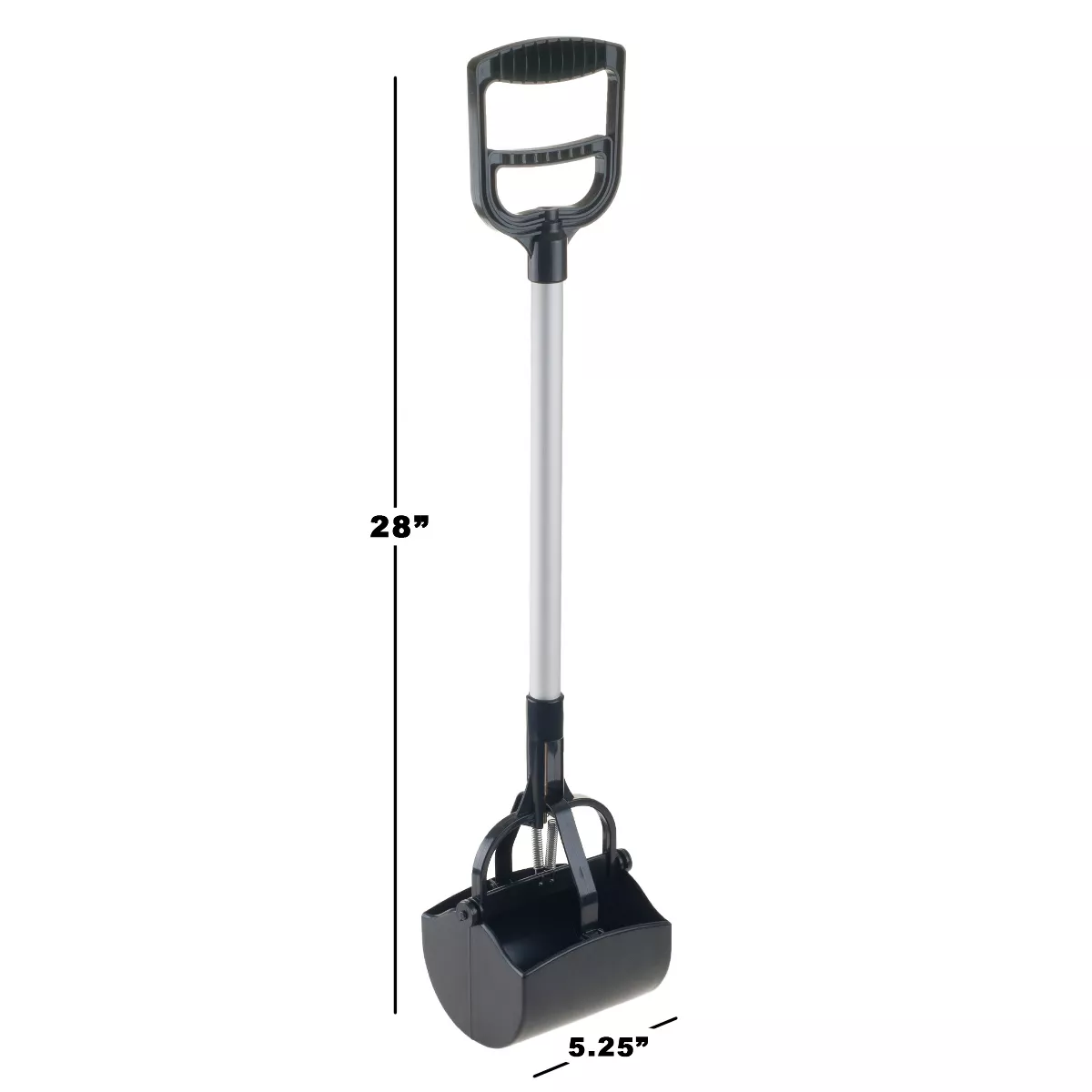 Petmaker Portable Heavy Duty Spring Load Action Jumbo Pooper Scooper