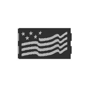 Zion Folding Fire Ring Stars & Stripes - Blue Sky Outdoor Living