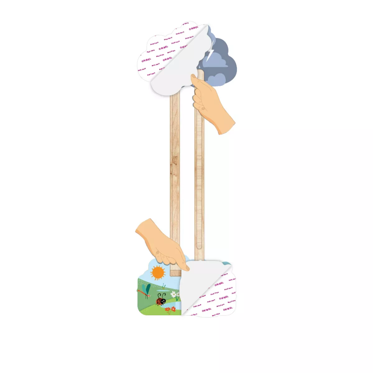 Oribel Vertiplay Slidey Spidey Baby Toy