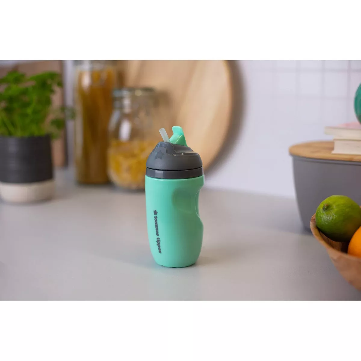 Tommee Tippee 2pk Insulated Straw Toddler Cup - Pink/Mint - 9oz