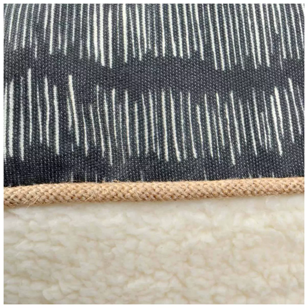 KE Pillow Print Poly Canvas Dog Bed - XL - Boots & Barkley™