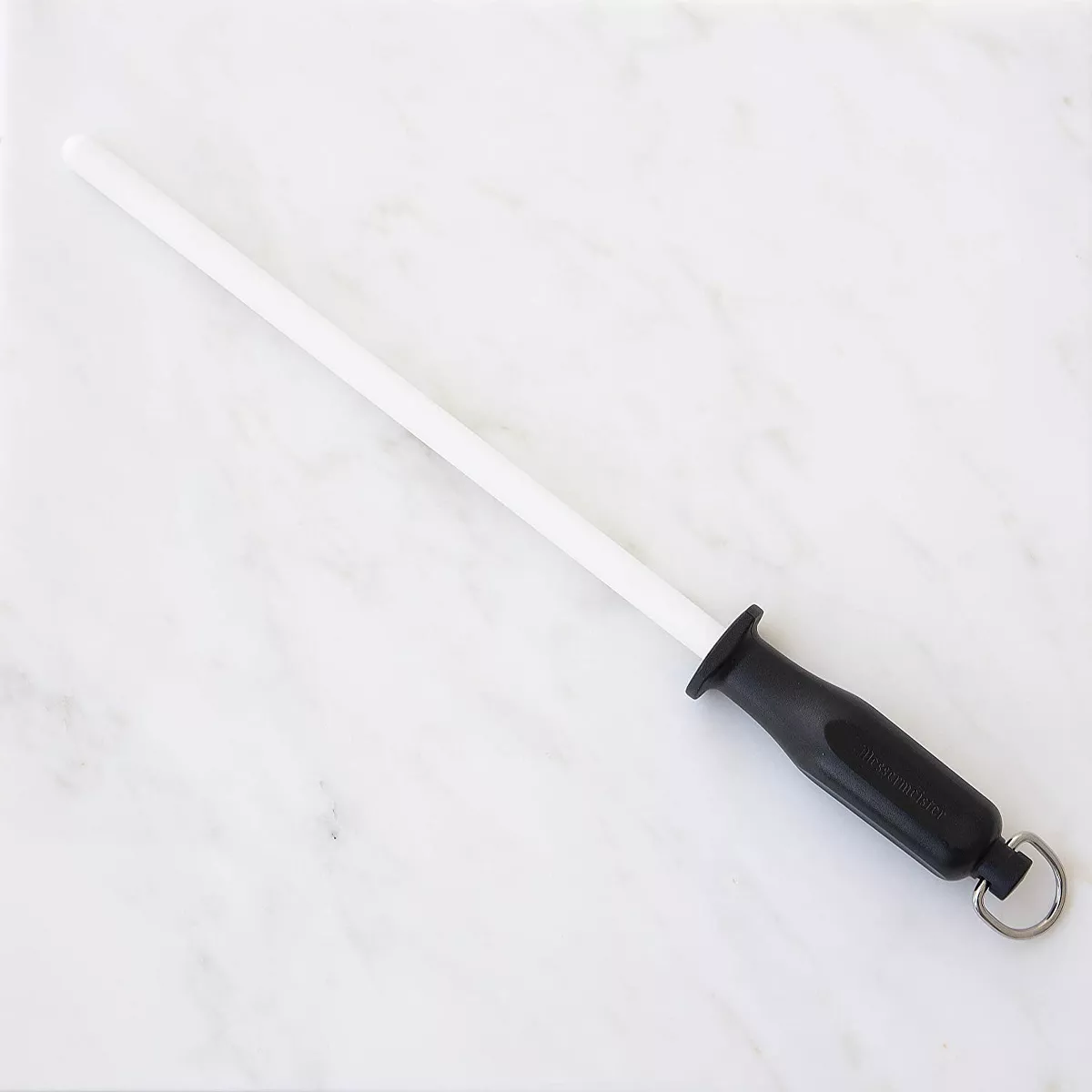 Messermeister 12 Inch Ceramic Rod Sharpening Steel for Home Kitchen Knife and Blade Honing Alignment