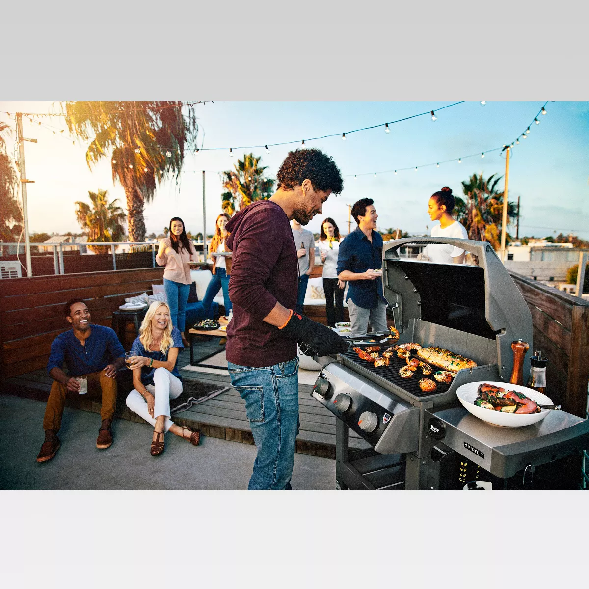 Weber Spirit II E-310 3-Burner LP Gas Grill 45010001 Black
