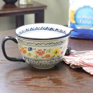 Gibson Home 64oz Stoneware Luxembourg Batter Bowl