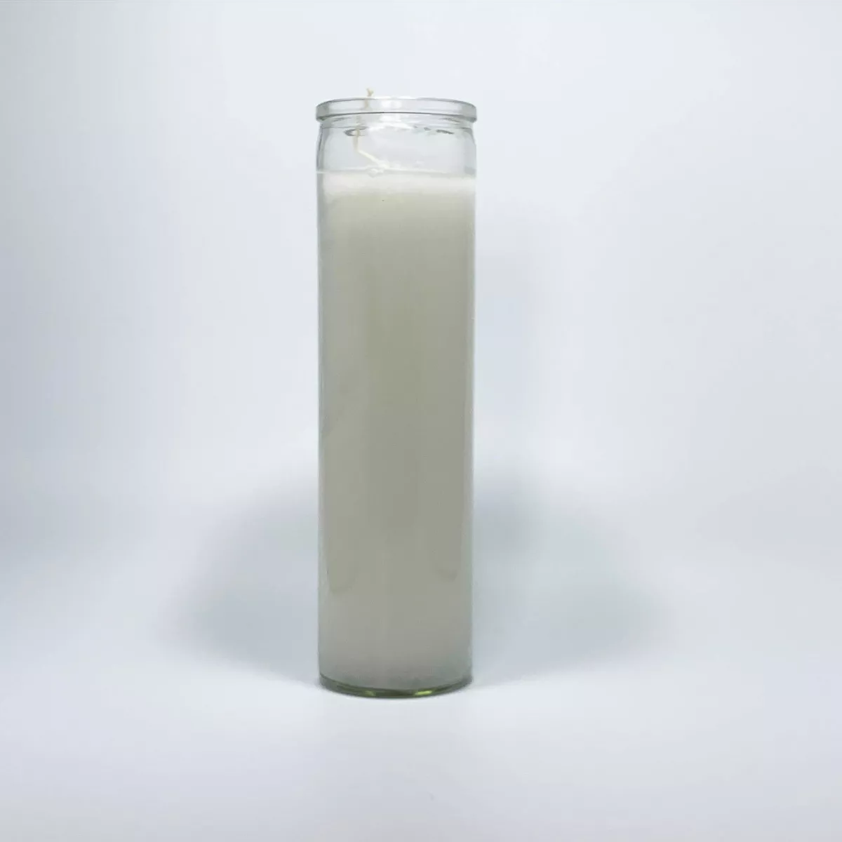 11.3oz Unscented Glass Jar Candle White - Continental Candle