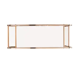 Marianne Mirrored Bar Cart Gold - Aiden Lane