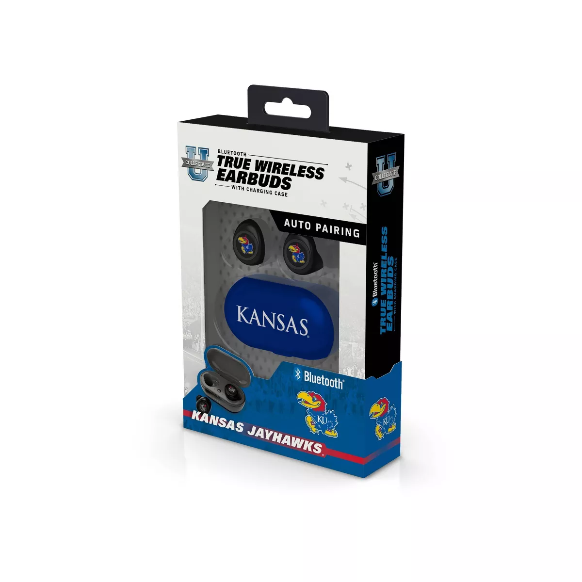 NCAA Kansas Jayhawks True Wireless Bluetooth Earbuds