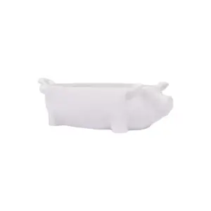 3R Studios 12.5in Ceramic Bowl - White