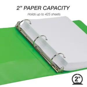 Samsill® Biobased Economy Round Ring View Binders 3 Rings 2