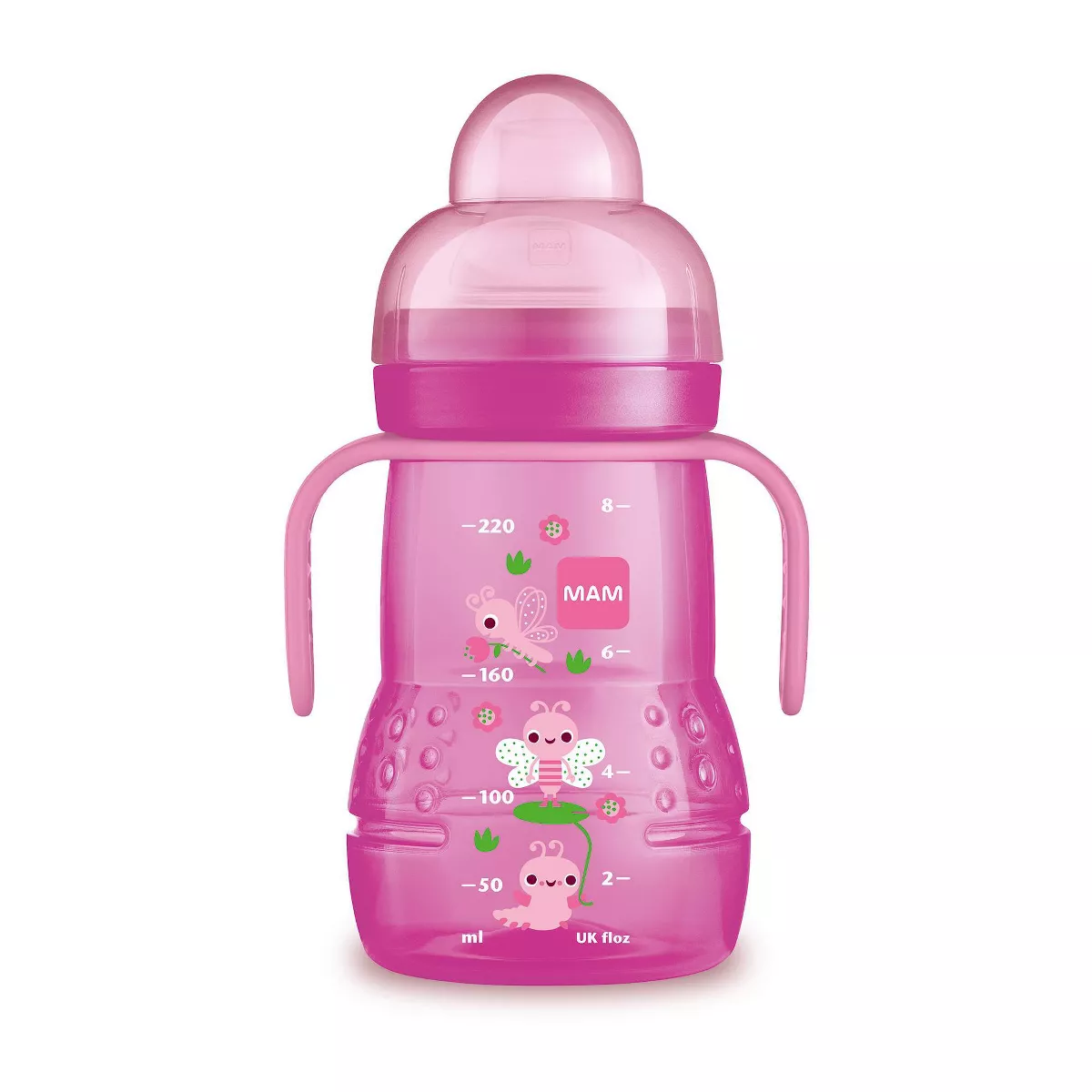 MAM Trainer Cup, 4+ Months - Pink - 8oz