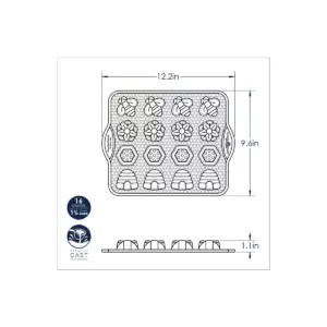 Nordic Ware Busy Bee Bitelet Pan