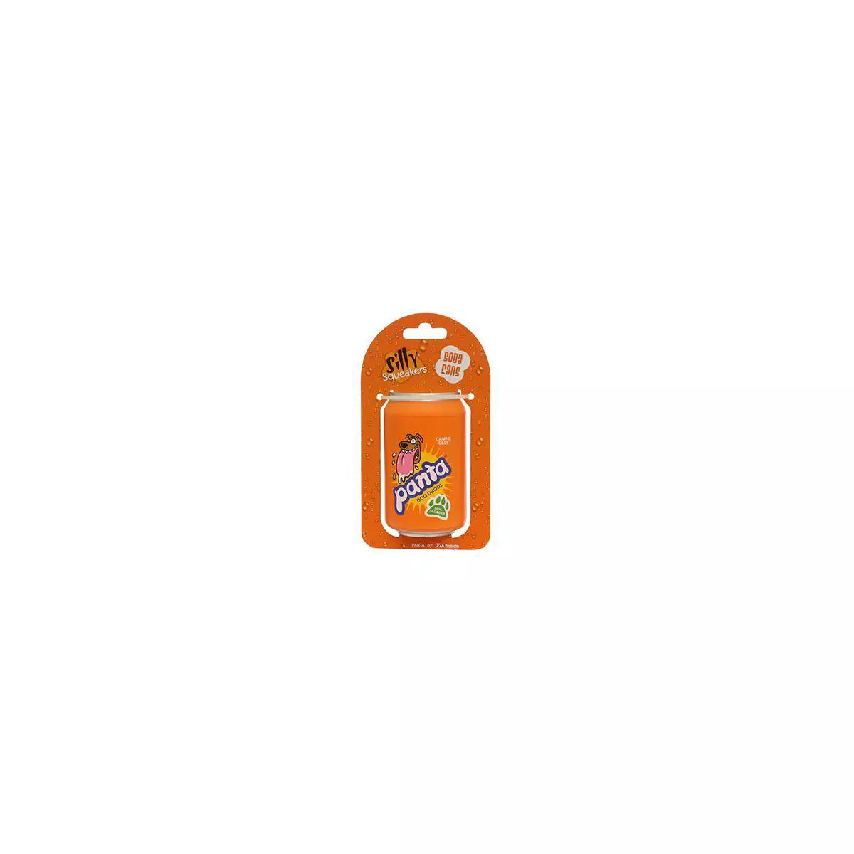 Silly Squeakers Soda Can Panta Dog Toy