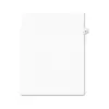 Avery-Style Legal Exhibit Side Tab Divider Title: 30 Letter White 25/Pack 01030