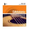 D'Addario EJ15 Phosphor Bronze Extra Light Acoustic Strings 3-Pack