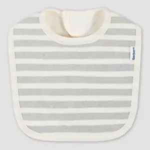 Gerber Baby Boys' 4pk Bear Bib - Cream/Gray