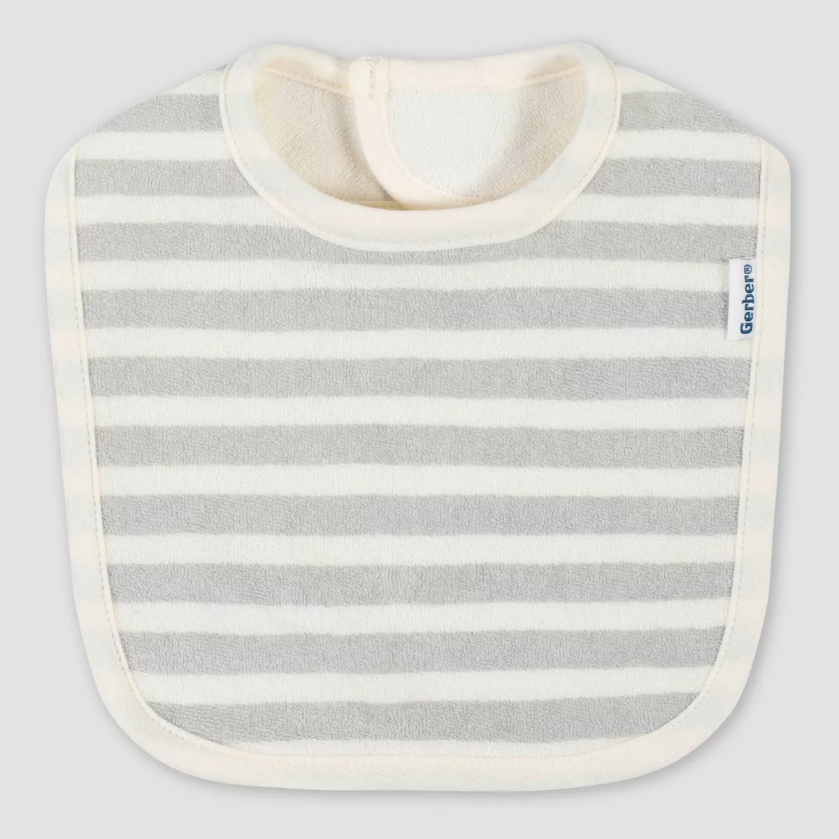 Gerber Baby Boys' 4pk Bear Bib - Cream/Gray