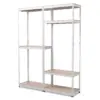 Gavin Metal 7 - Shelf Closet Storage Racking Organizer - White - Baxton Studio