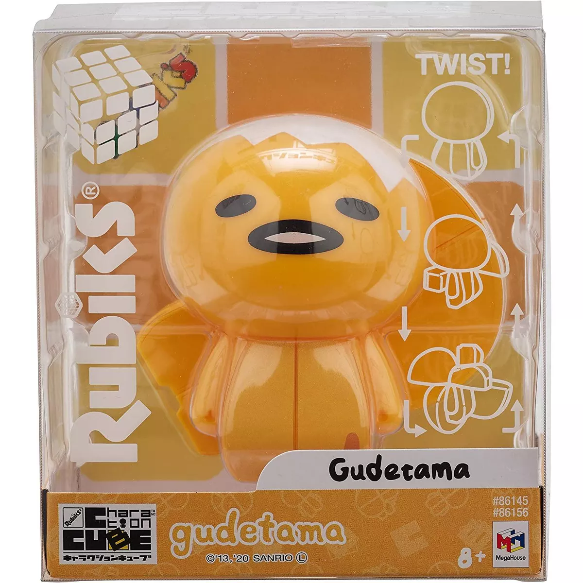 Rubik's Cube Charaction Cube Puzzle Gudetama The Lazy Egg Figure
