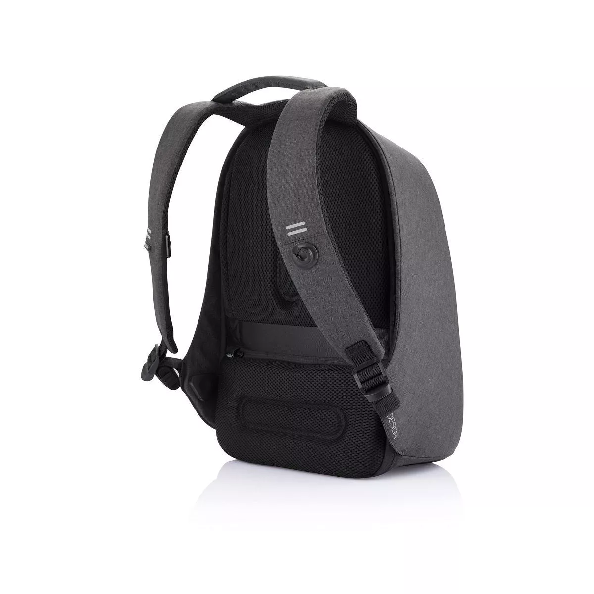 XD Design Bobby Pro Compact Anti Theft Waterproof Travel Laptop Backpack with USB Charging Port, Bottle Holder, and Phone Pouch, Black