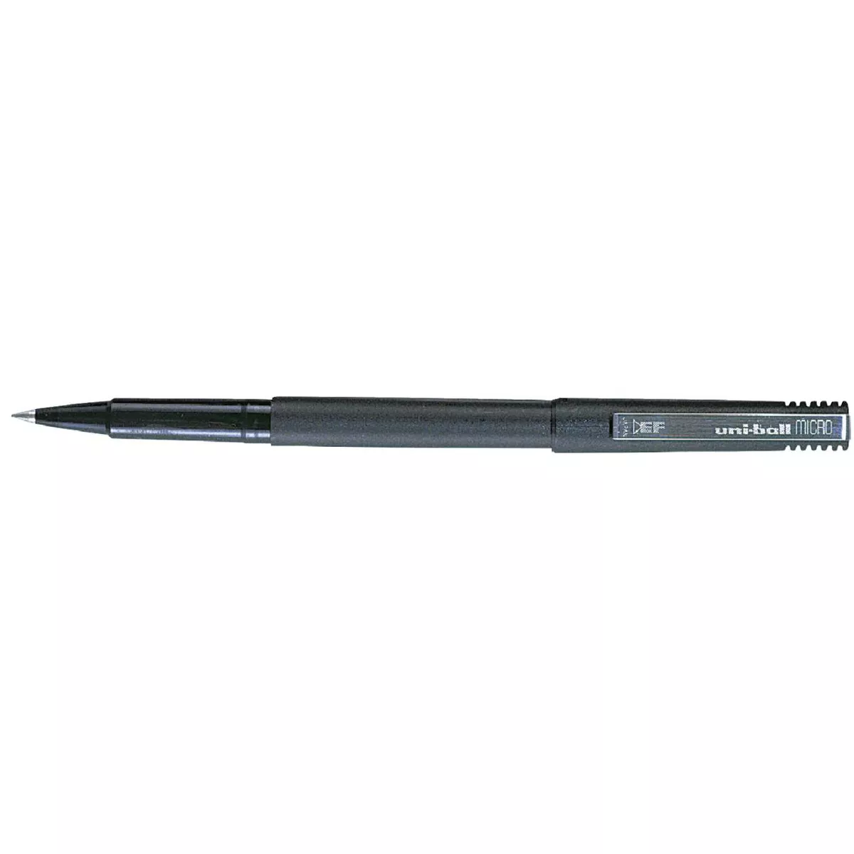 uni-ball Roller Ball Stick Pens, 0.7 mm Micro Tip, Black, pk of 12