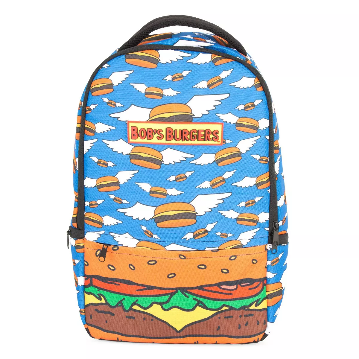 Bob's Burgers 17.5'' Flying Hamburger Laptop Backpack