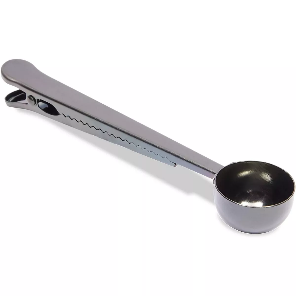 Juvale Metal Coffee Scoop (Black, 6.8 In, 2-Pack)