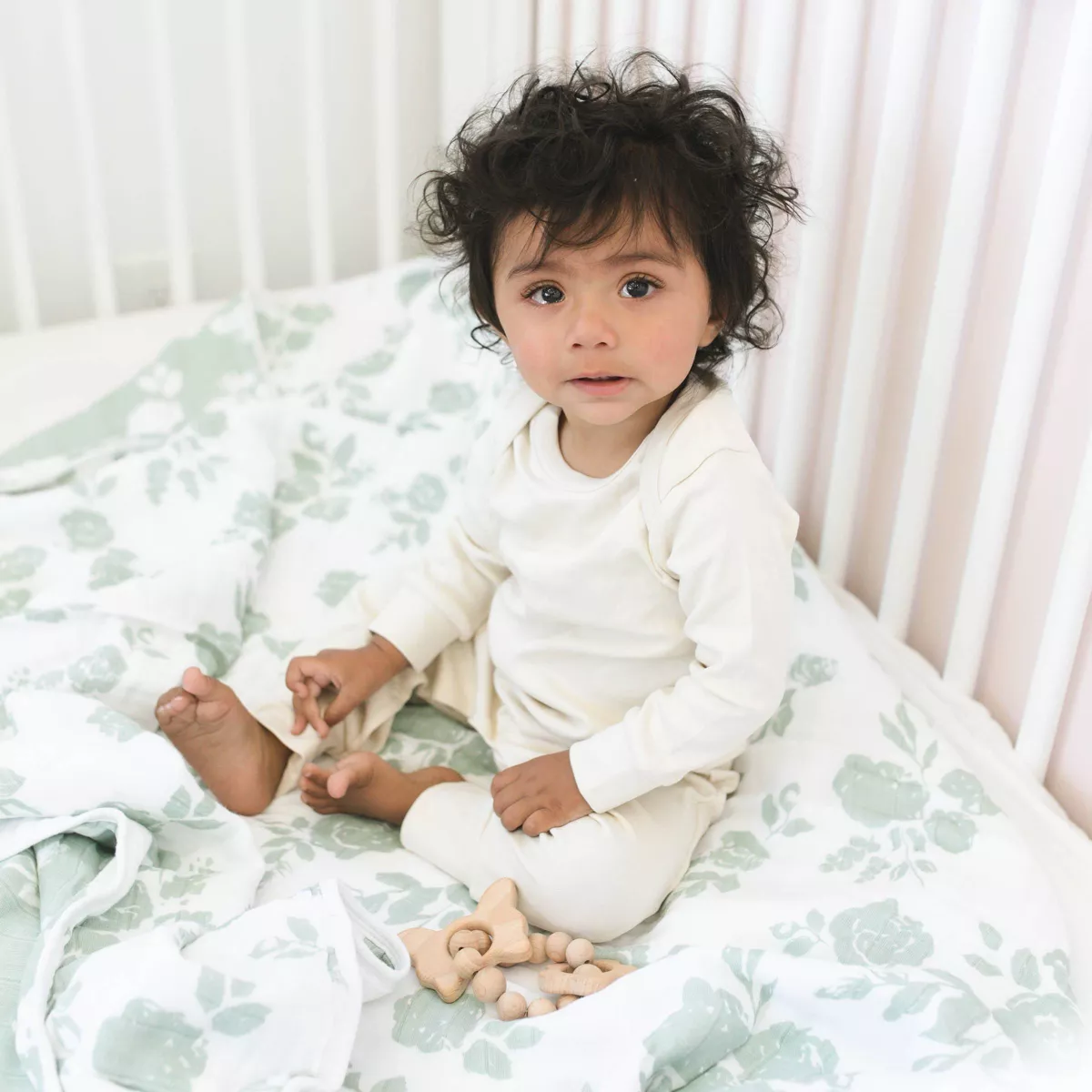 Bebe au Lait Wooden Teethers - Butterfly-Flower