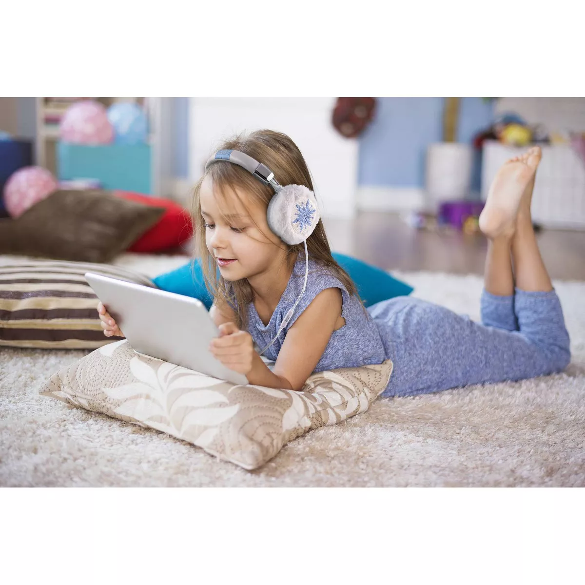 Disney Frozen 2 Furry Fashion Kids Wired Headphones