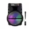 beFree Sound 15 Inch Bluetooth Portable Rechargeable Party Speaker with LED Lights