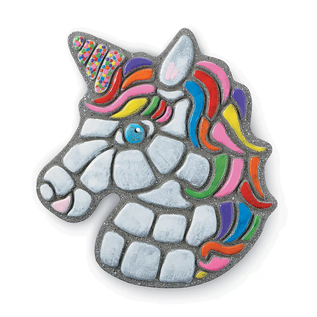 MindWare Paint Your Own Stepping Stone: Unicorn - Creative Activities -14 Pieces