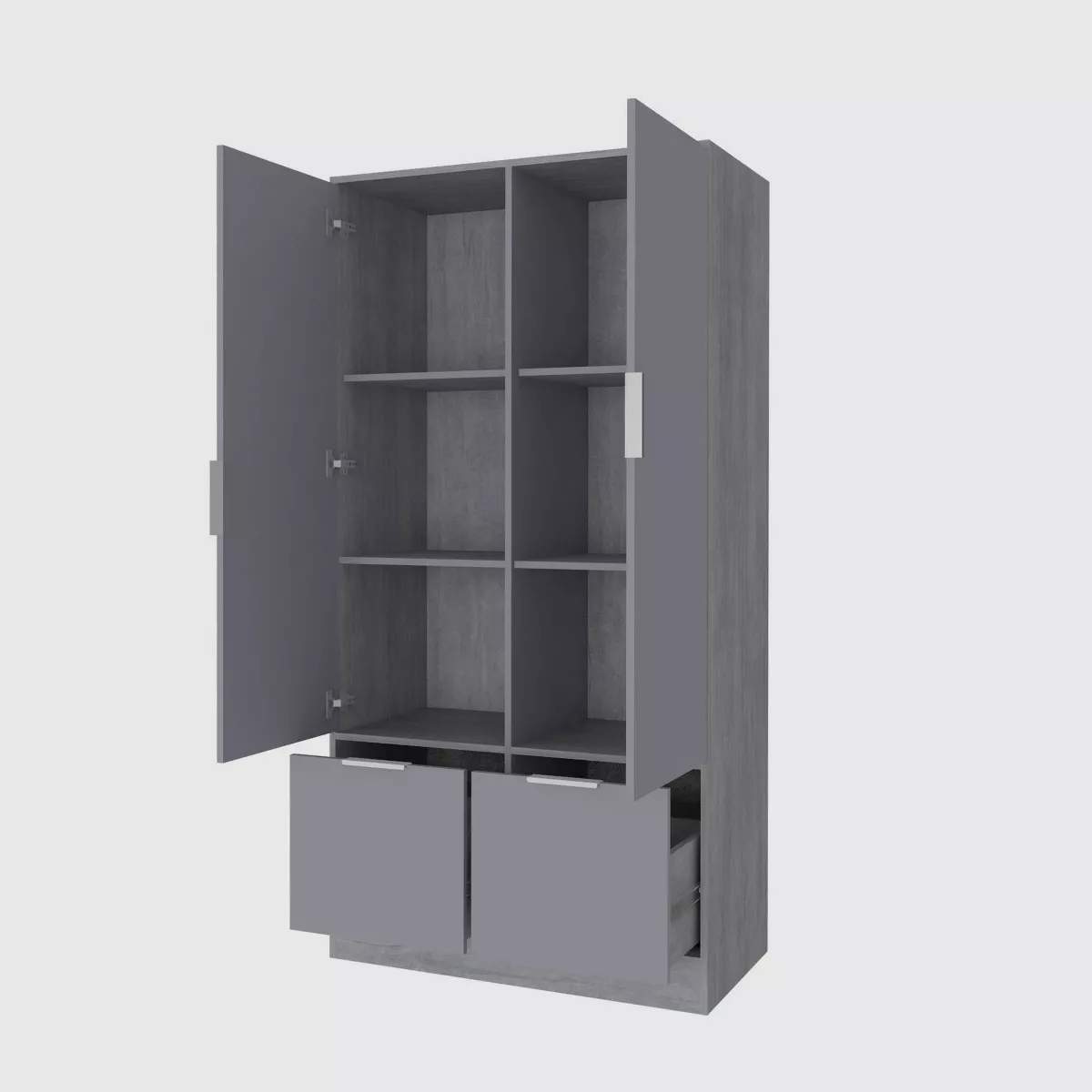 Kamas Storage Cabinet Gray - RST Brands