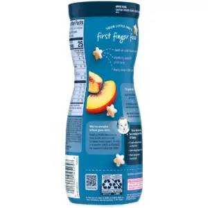 Gerber Puffs Peach Cereal Baby Snacks - 1.48oz