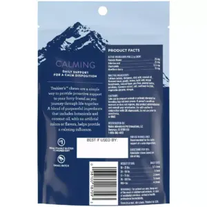 Trekker's Chewy Dog Treats Calming Peanut Butter Flavor - 5oz Pouch