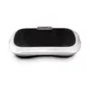 Lifepro Portable Home Body Weight Training Fitness Exercise Workout Waver Vibration Plate Platform Equipment Machine Set with Resistance Bands, White