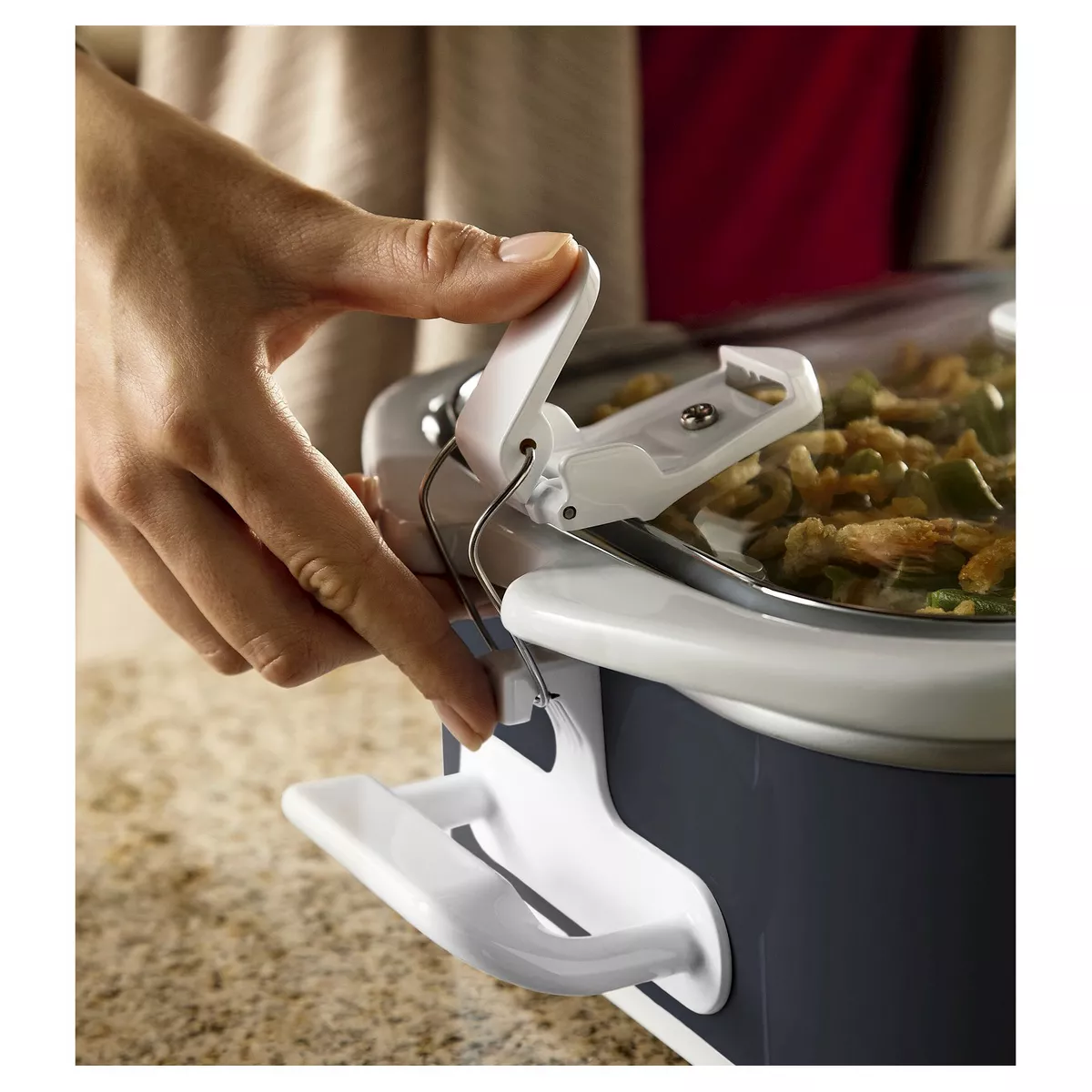 Crock-Pot 3.5 Qt. Casserole Crock Slow Cooker - Gray SCCPCCM650-CH