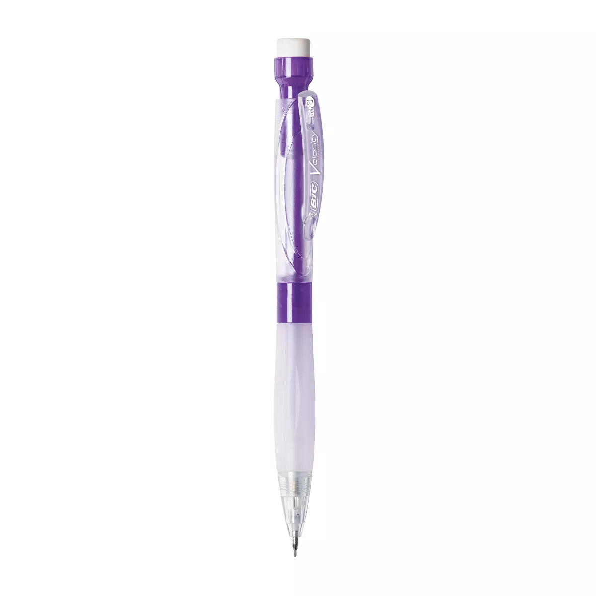 BIC Velocity Max Mechanical Pencil with Large Easer and Refills 0.7 mm Medium Point 2ct