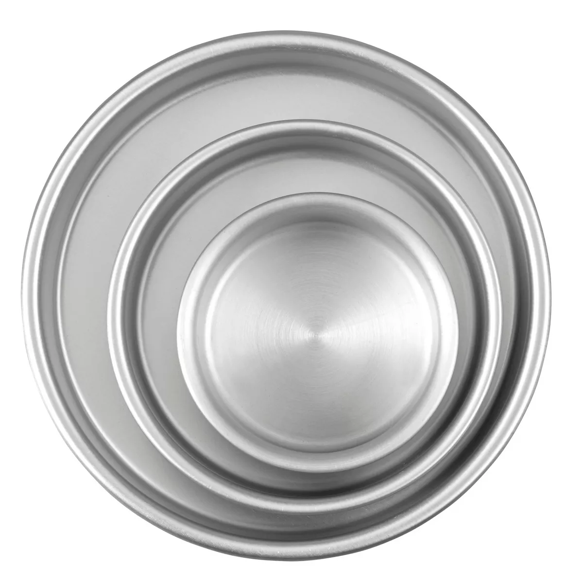 Wilton 3pc Performance Pans Aluminum Round Cake Pans 8