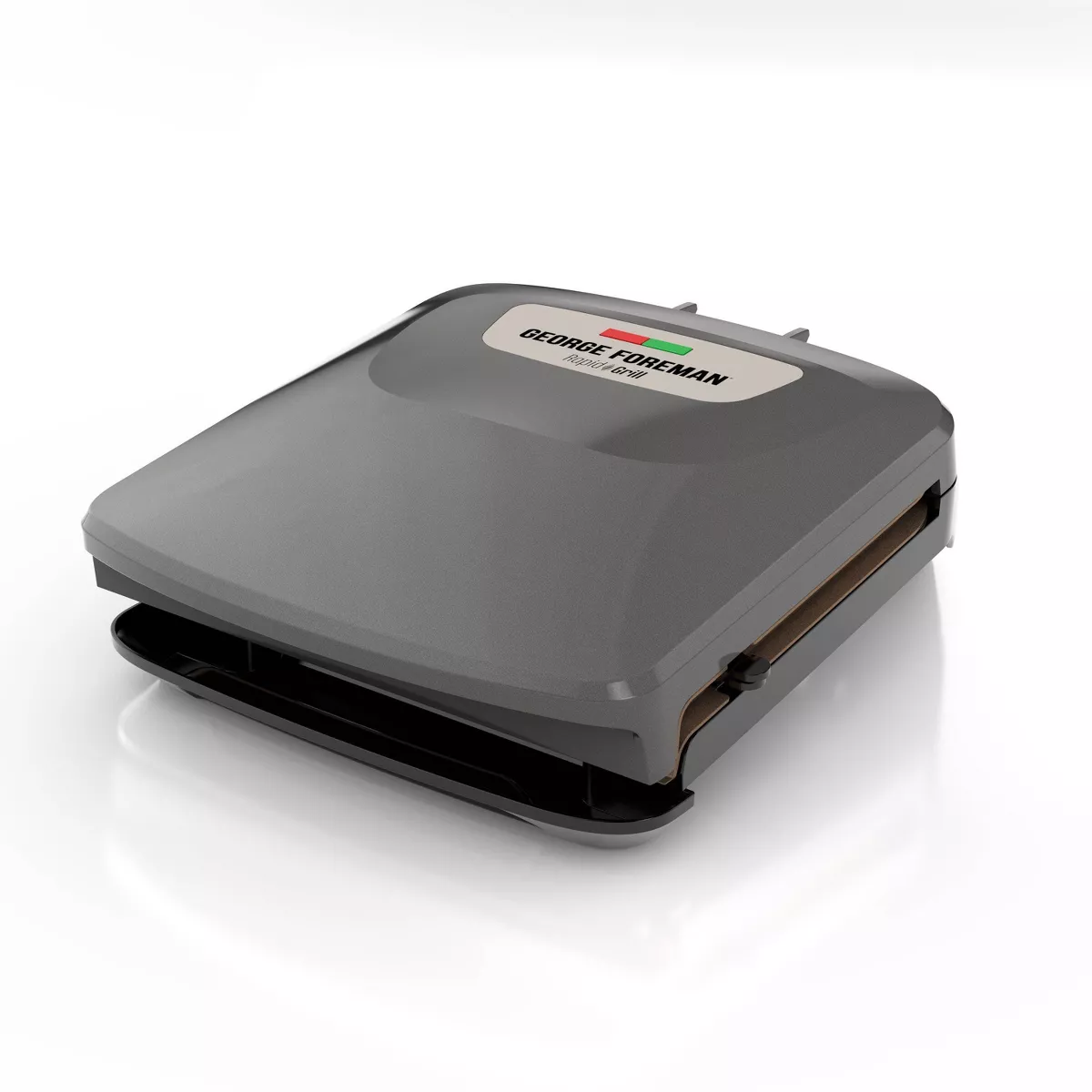 George Foreman Rapid Series 4-Serving Indoor Grill and Panini Press - Silver