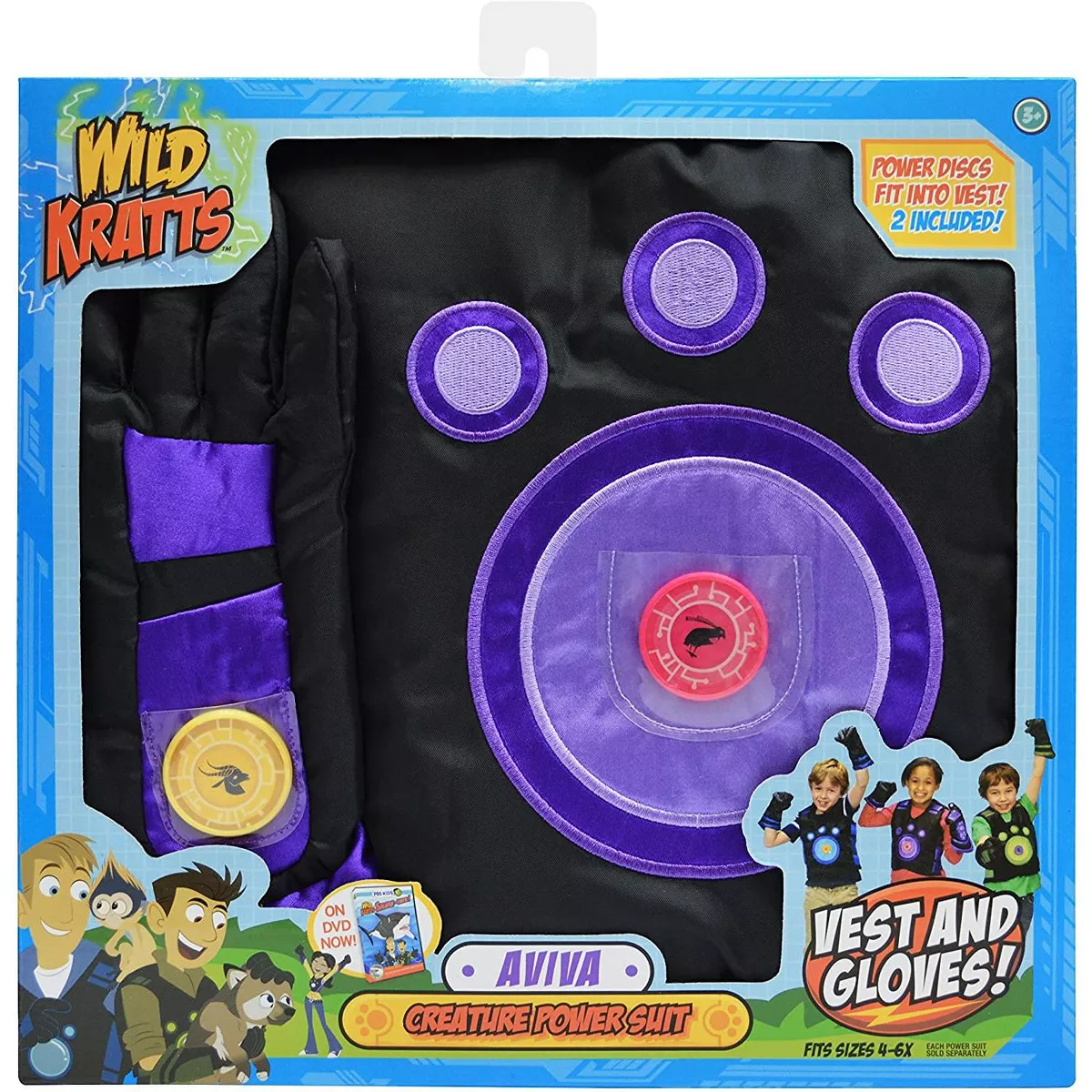 Jazwares Wild Kratts Creature Power Suit - Aviva, One size fits most: 4-6X